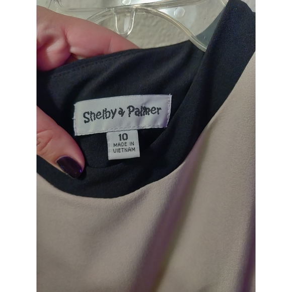 Shelby & Palmer peplum dress office 10 classy - Picture 2 of 5